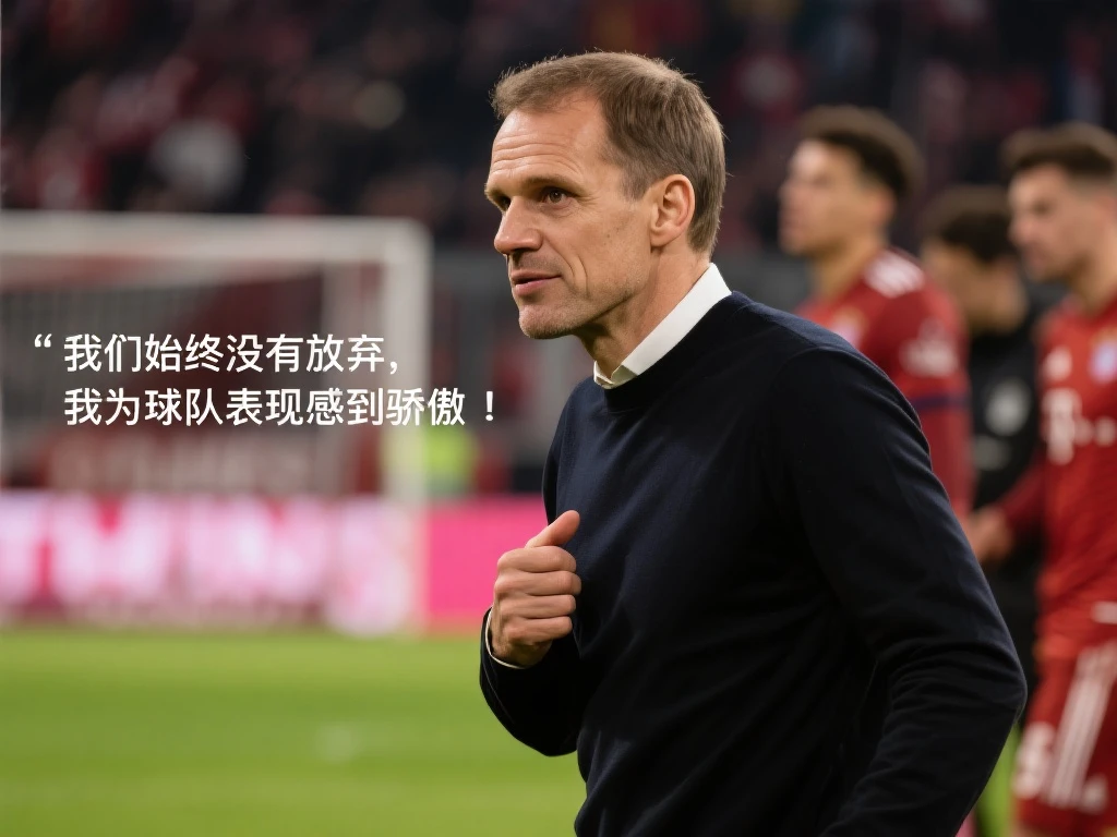 弗利克：永不言弃，我为球队的表现自豪